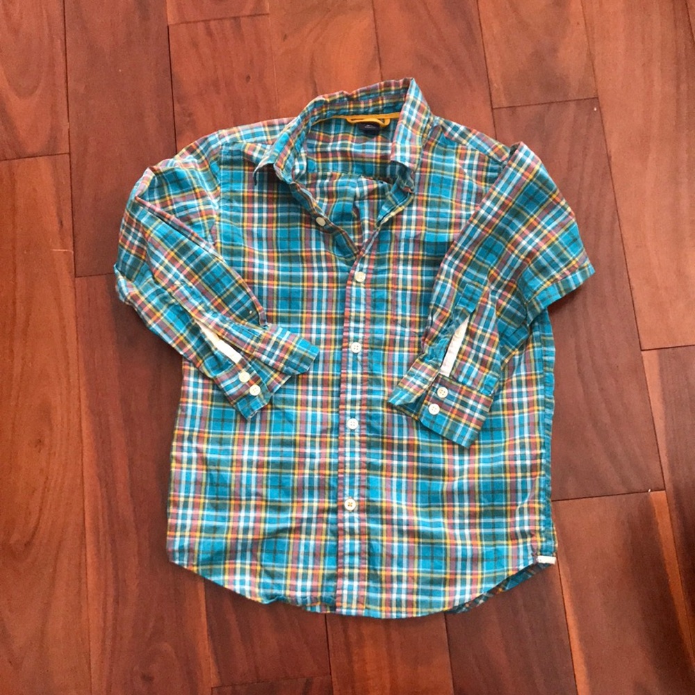 Gap Kids boys long sleeve dress shirt